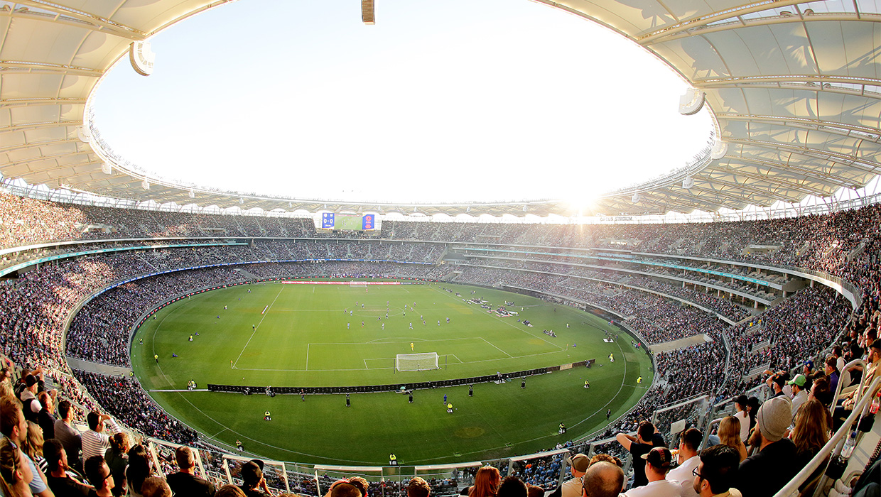 Optus Stadium panorama